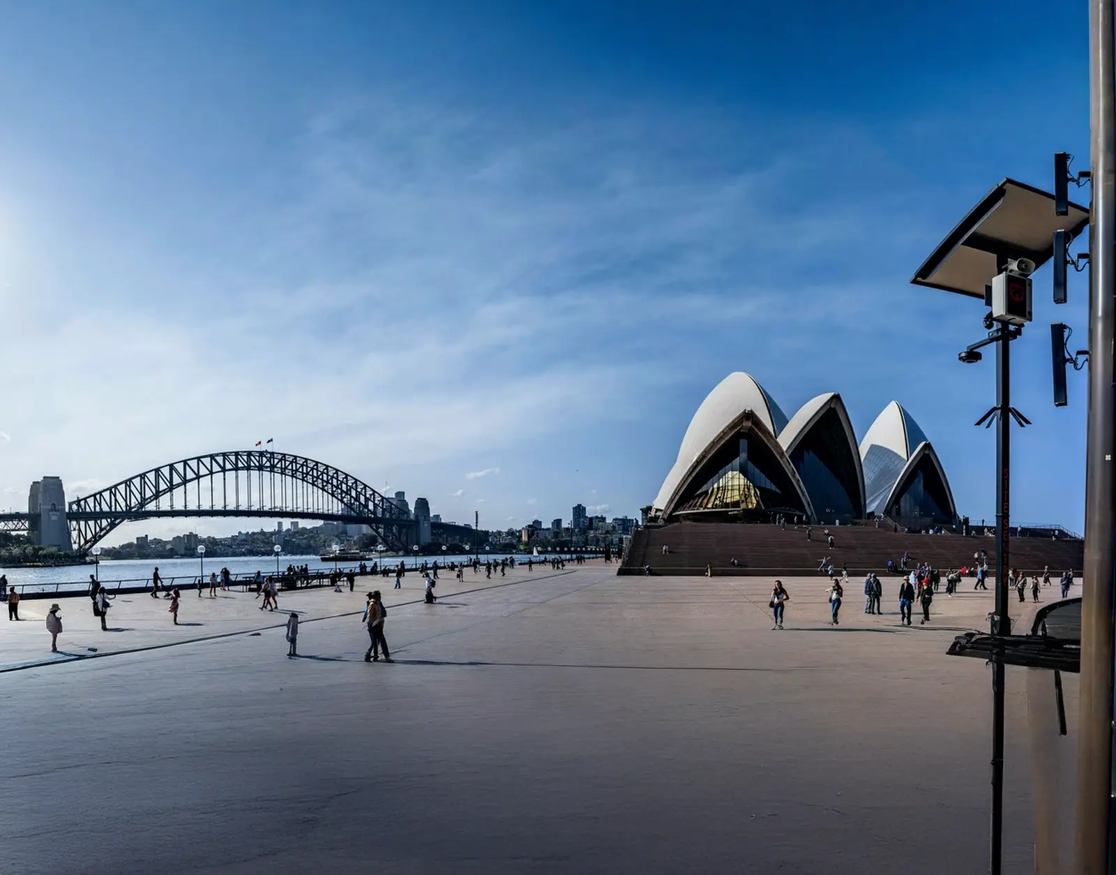 site sentry security camera at the sydney opera house